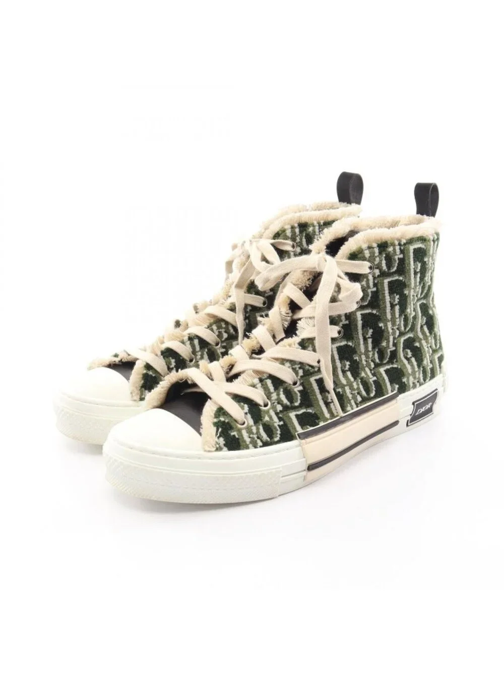 Dior Sneakers High Top Oblique Tapestry Fabric